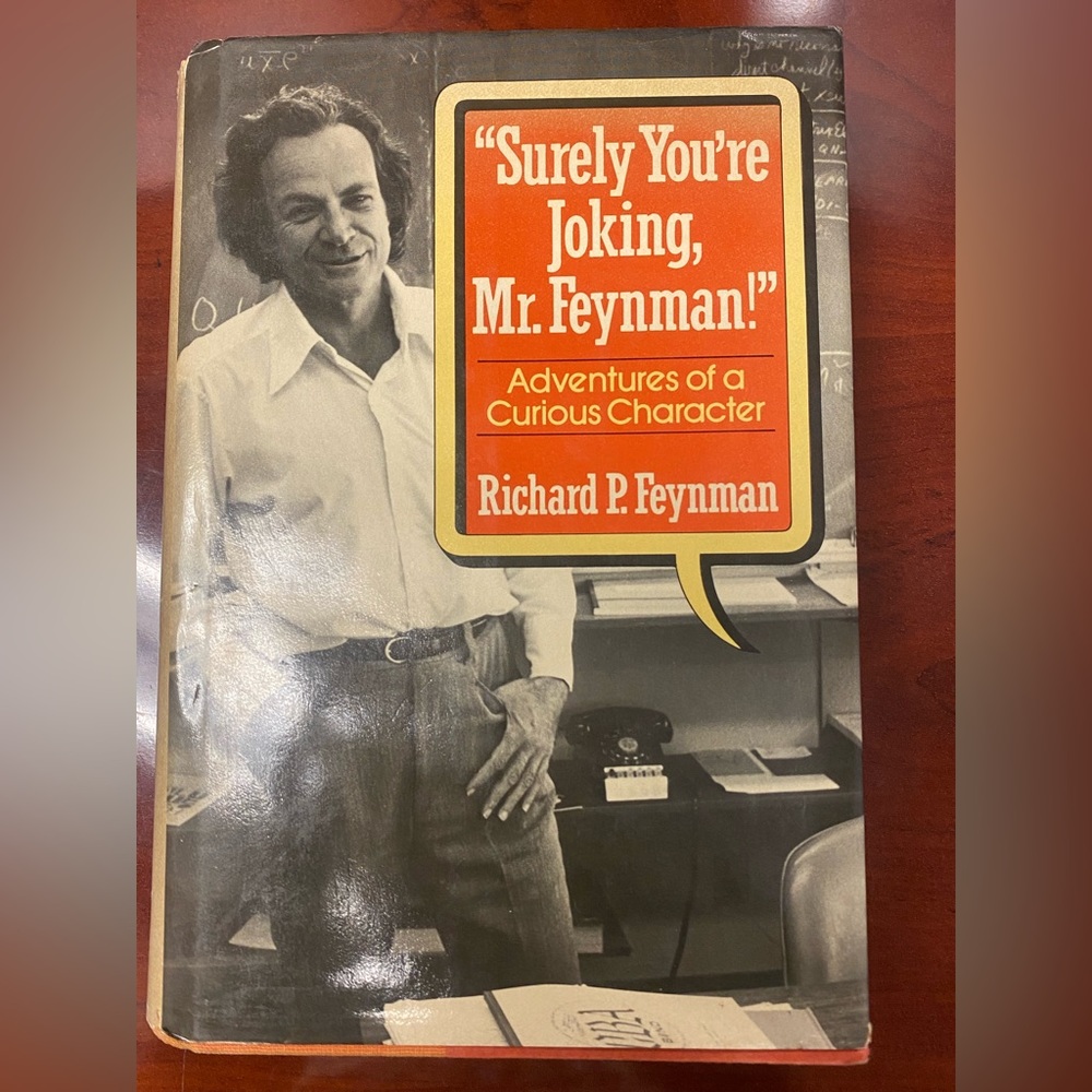 "SURELY YOU'RE JOKING, MR. FEYNMAN!" by Richard P. Feynman Hardcover 7th Pr / DJ